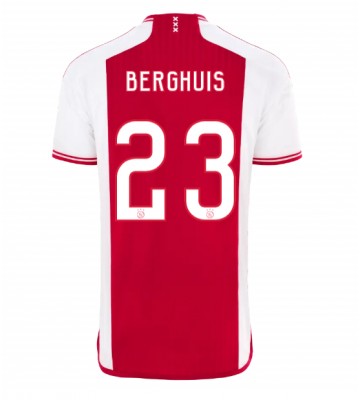 Maillot de foot Ajax Steven Berghuis #23 Domicile 2023-24 Manches Courte